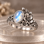 Moonlight Blossom Ring