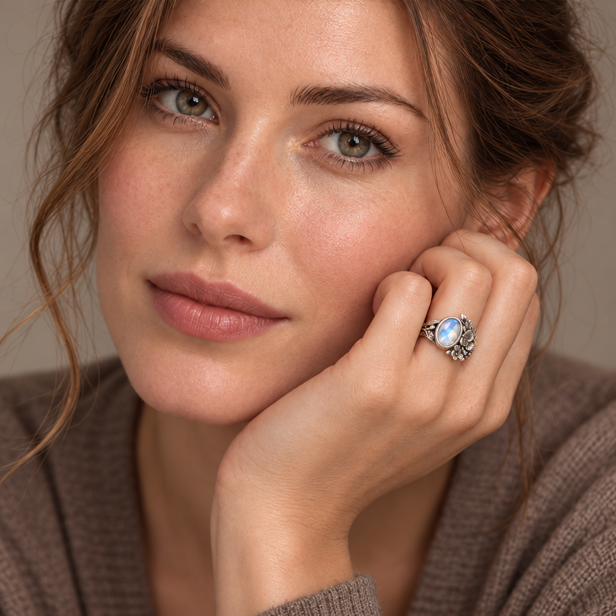 Moonlight Blossom Ring