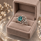 Emerald Blossom Ring