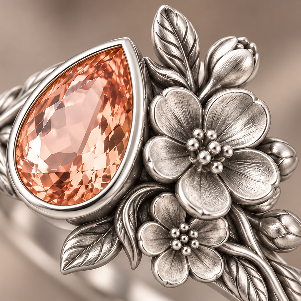 Peach Blossom Ring