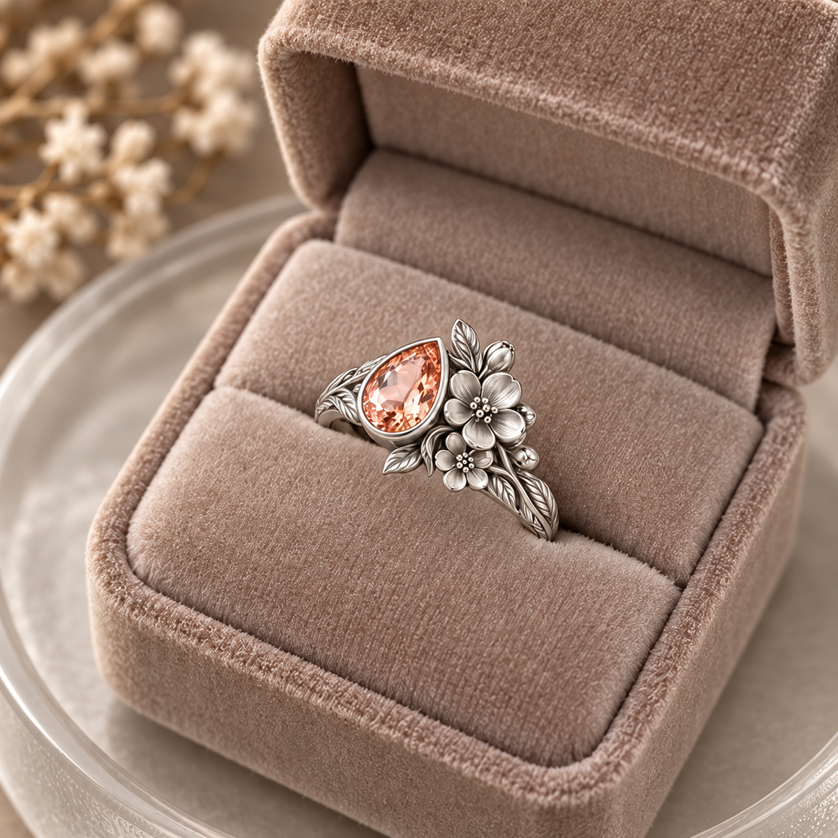 Peach Blossom Ring