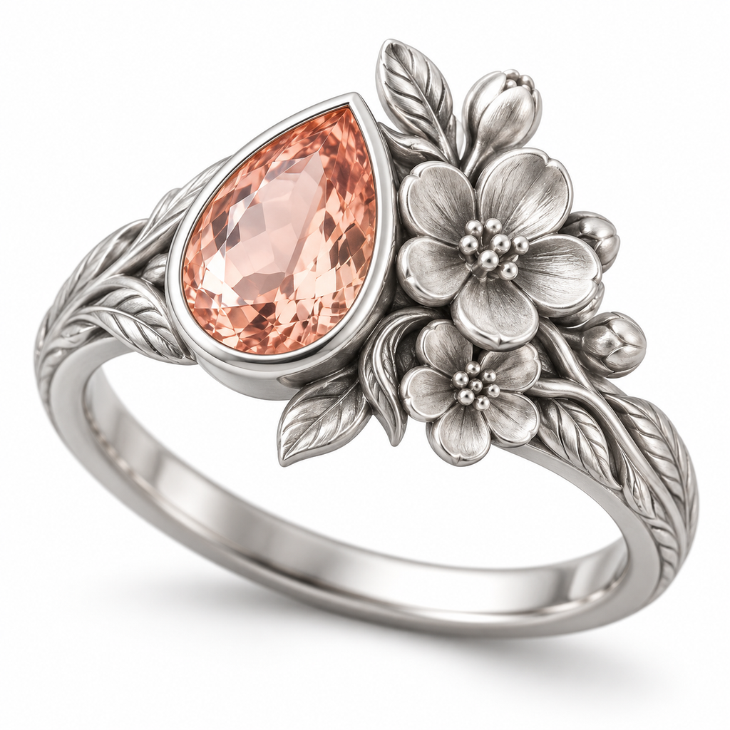 Peach Blossom Ring