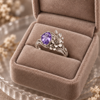 Violet Bloom Ring