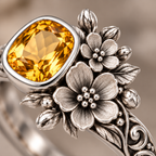 Golden Bloom Ring