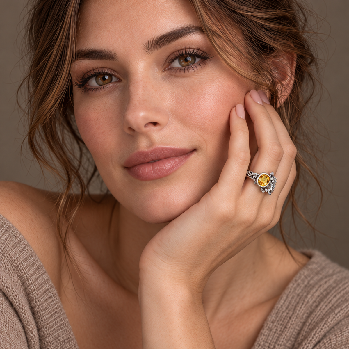 Golden Bloom Ring
