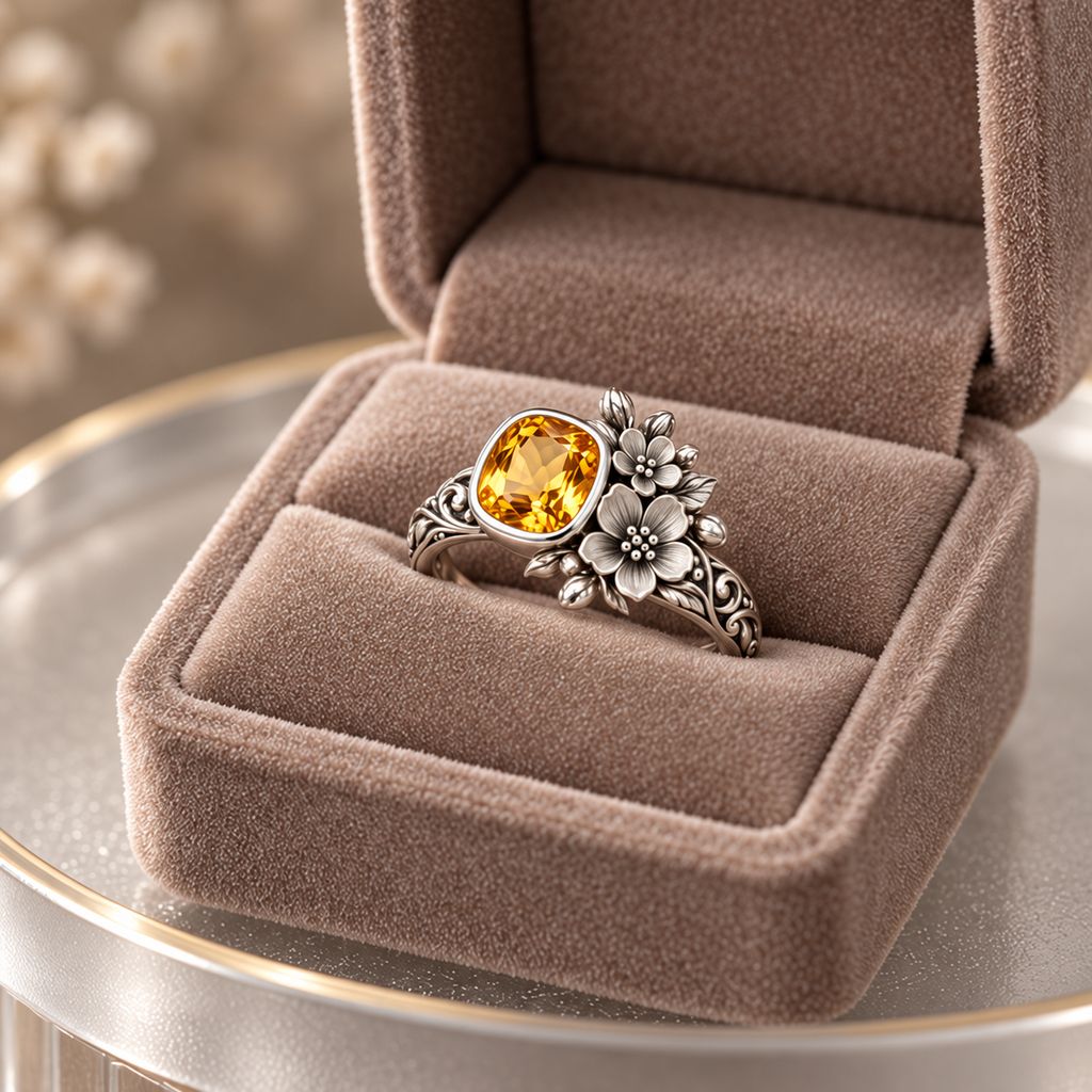 Golden Bloom Ring