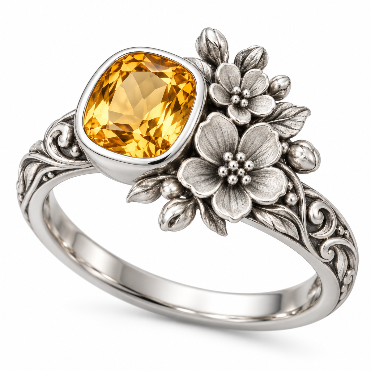 Golden Bloom Ring