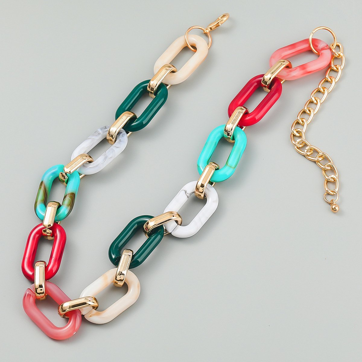 Women's Fashion Bohemia Chain Multicolour Necklace
