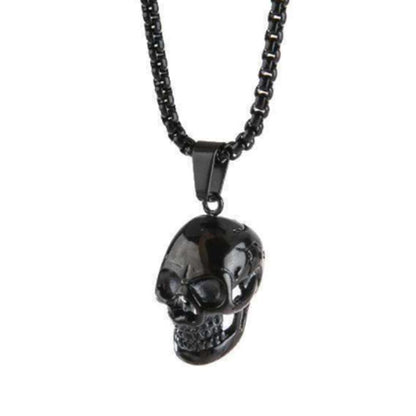 Men's Skull Necklace Punk Jewelry