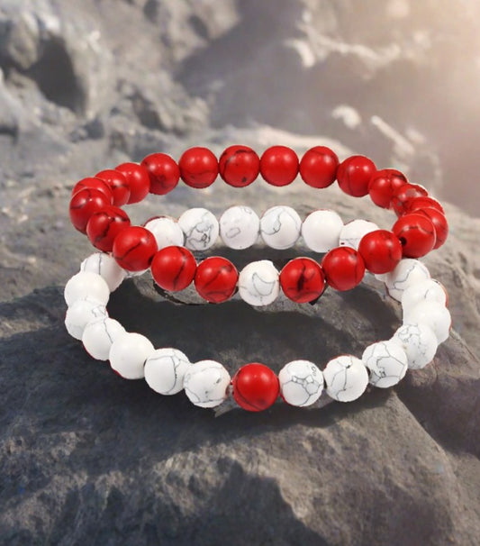 Natural Stone Lava Beaded Yoga Bracelets