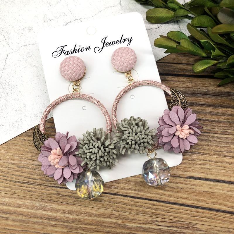 Multi Style Handmade Women's Summer Flower Earrings