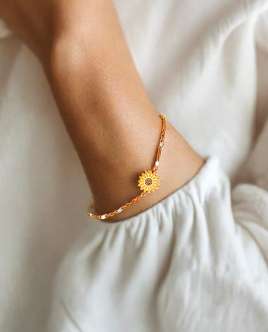 Women Sunflower Electric Bracelet