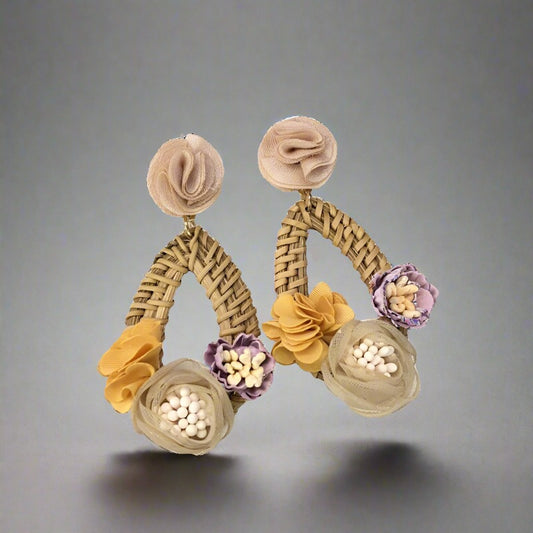 Multi Style Handmade Women's Summer Flower Earrings