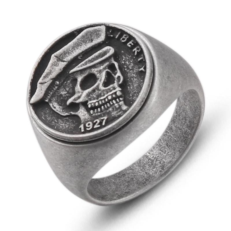 Fashion Men's Warlord Skull Ring