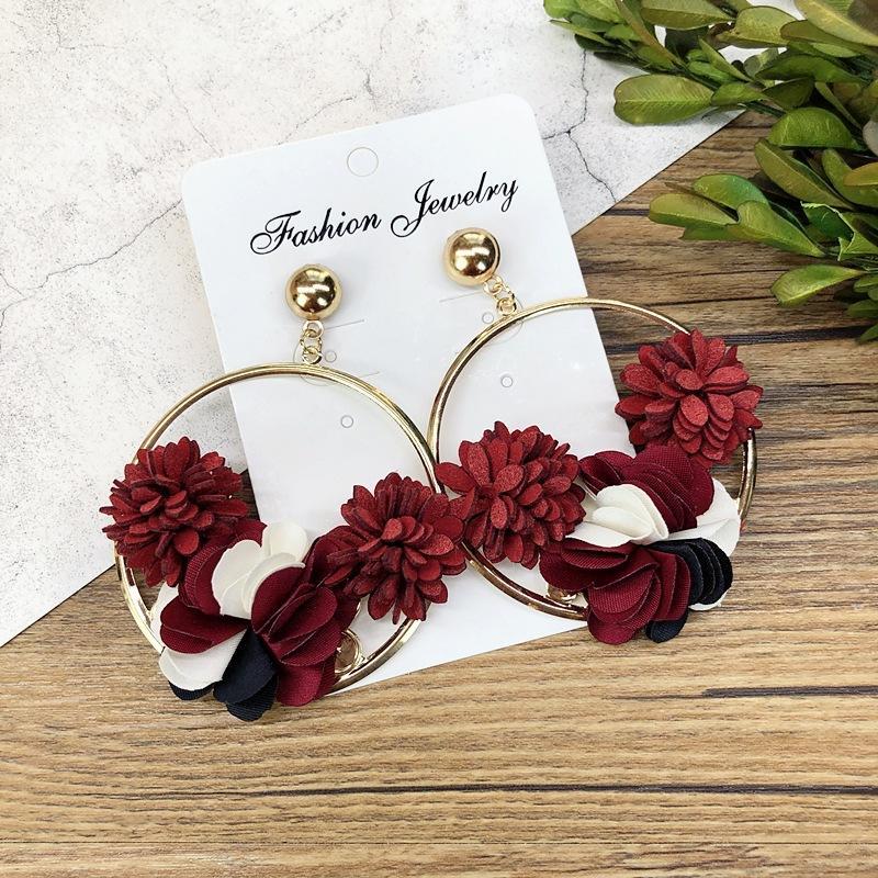 Multi Style Handmade Women's Summer Flower Earrings