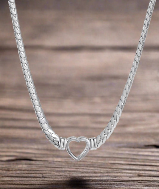 Heart Shape Stainless Steel Necklaces