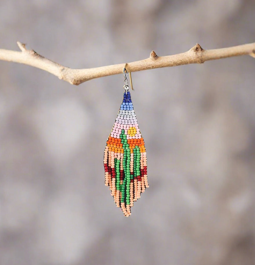 Colorful Niche Ethnic Style Handmade Earring