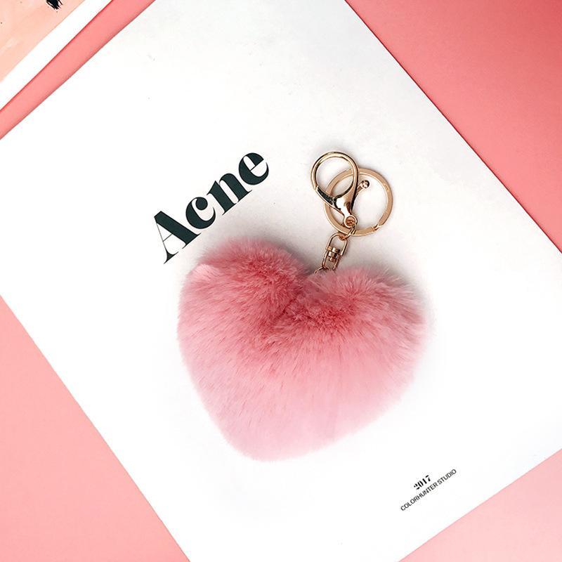 Love Ball Metal Keychain Car Pendant Women's Bag Pendant