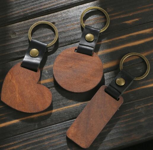 DIY Handmade Metal Leather Keychain