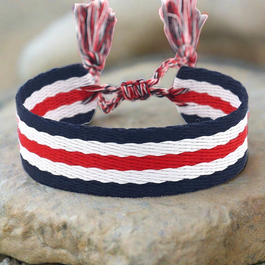 National Style Striped Handmade Bracelet