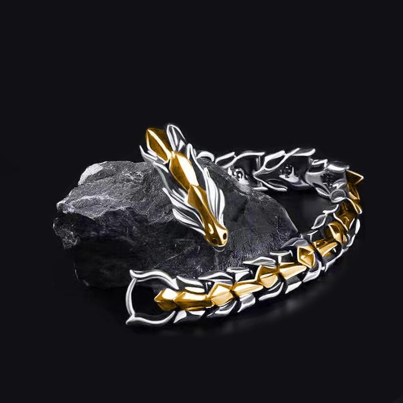 Hip Hop Dragon Head Bracelet