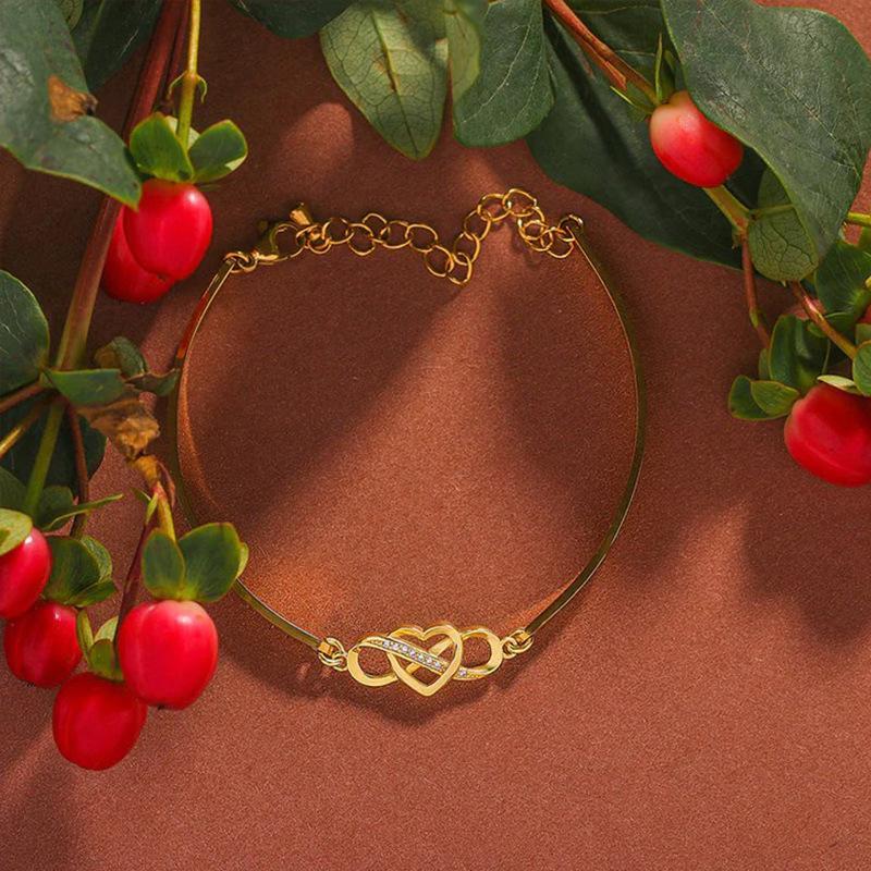 New Eternal Heart Creative Eternal Bond Heart Bracelet