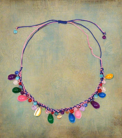 Bohemian Handmade String Woven Shell Necklace