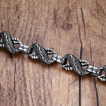 Retro Punk Domineering Dragon Bracelet